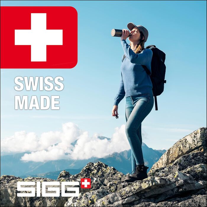 SIGG Алюмінієва пляшка для води Traveller, швейцарська, легка, не протікає, для газованих напоїв, BPA-free, для туризму, 0,6/1/1,5 л