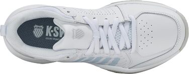 Жіноче тенісне взуття K-Swiss Court Express 2 (41 EU, Білий, Ballad Blue, Dawn Blue)