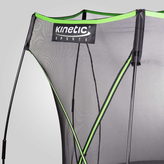 Трамплін KINETIC SPORTS 'Bungee Safety Elite' Ø 244/305/366 см - AirMAXX, для дітей та дорослих, Outdoor, зелений