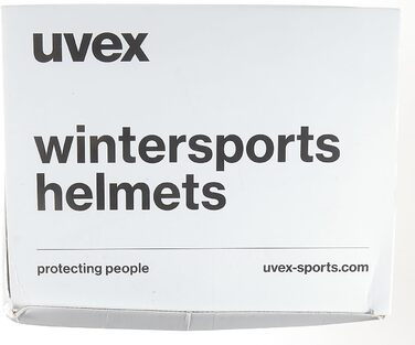 Лижний шолом uvex instinct visor з візором для жінок і чоловіків, біло-чорний матовий, розмір 56-58 см, індивідуальне регулювання