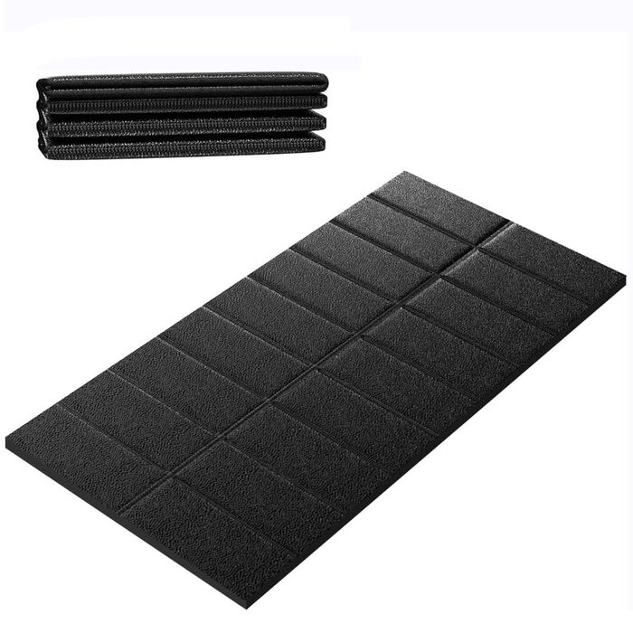 Захисний килимок під бігову доріжку та тренажери, шумопоглинаюча підкладка для підлоги (килим, ламінат), 183 x 81 x 0.6 см