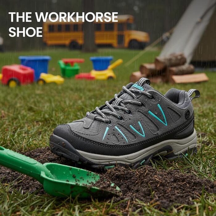 Дитячі трекінгові черевики Northside Cheyenne Jr для малюків (4-8 років) 32 EU сірий/аква