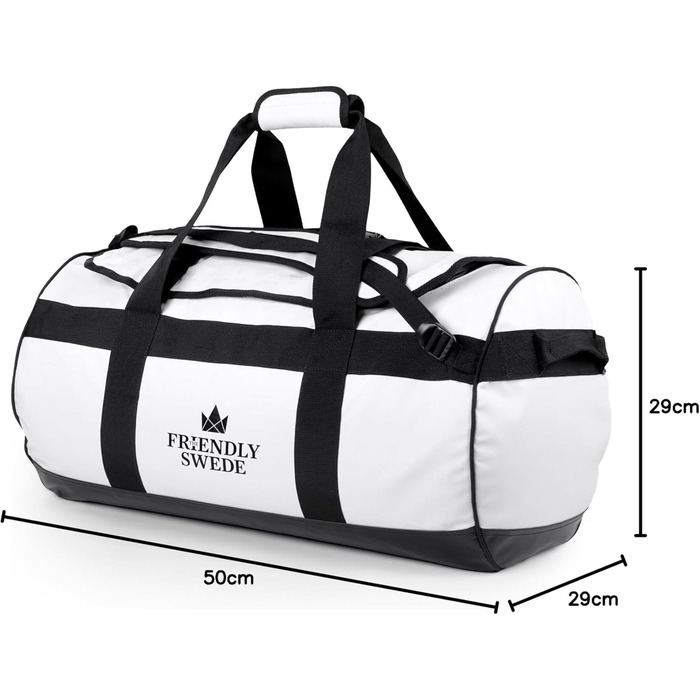 Водонепроникна спортивна сумка-рюкзак The Friendly Swede SANDHAMN 30/60/90 л – гермомішок для подорожей, спорту, тренажерної зали