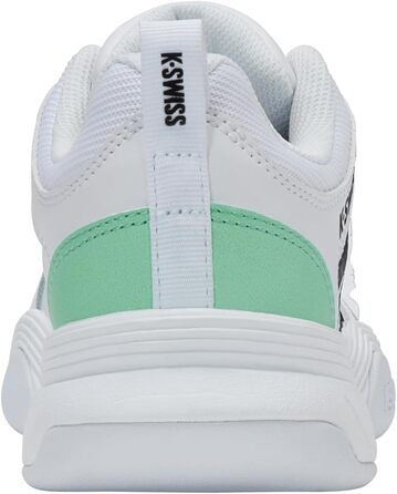 Жіноче тенісне взуття K-Swiss Court Express 2 Carpet 37 EU - Білий, Неонові м'ята та Чорний