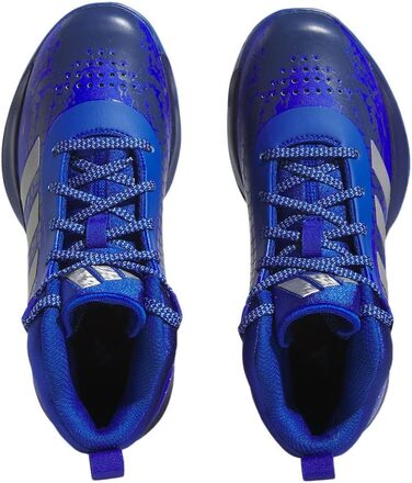 Кросівки баскетбольні adidas Cross Em Up 5 Wide для дітей та дорослих (38 EU, Team Royal Blue Silver Met Victory Blue)