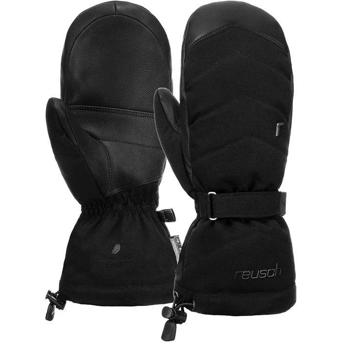 Жіночі рукавиці Reusch Nadia R-Tex Xt, чорні, розмір 7, водонепроникні лижні рукавички