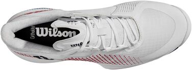 Тенісне взуття Wilson KAOS Swift 1.5 Clay для чоловіків (46 2/3 EU, білий, блакитний, червоний Wilson)