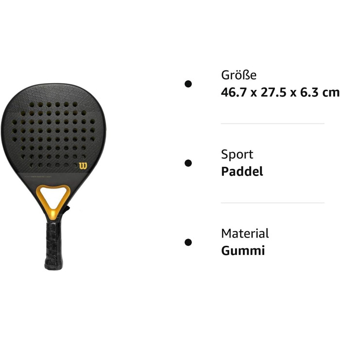 Тенісна ракетка Wilson Carbon Force Pro Gold Ltd, карбонова, професійна