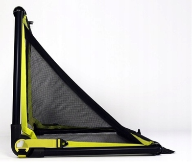 Складані переносні футбольні ворота BazookaGoal 120x75 см, чорні