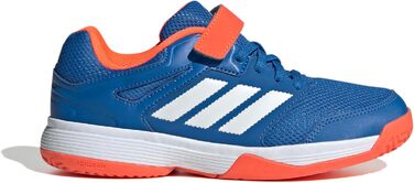 Дитячі кросівки Adidas Speedcourt Indoor для залу - унісекс (31 EU, Bright Royal Cloud White Team Solar Orange)