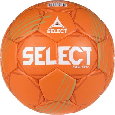М'яч для гандболу Select Solera v24, розмір 2, помаранчево-зелений