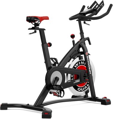 Велотренажер Schwinn Fitness 700IC: 18 кг маховик, тихий ремінний привід, регульоване сидіння та кермо, SPD педалі, тримач для планшета – студійна якість для дому