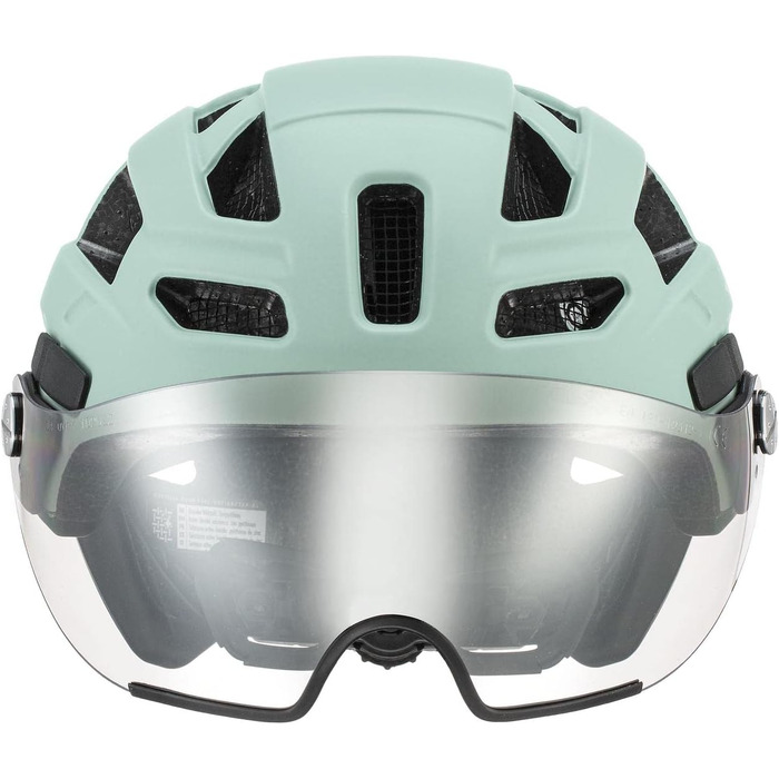 Велошолом uvex Finale Visor з візором та LED-світлом для міста, унісекс