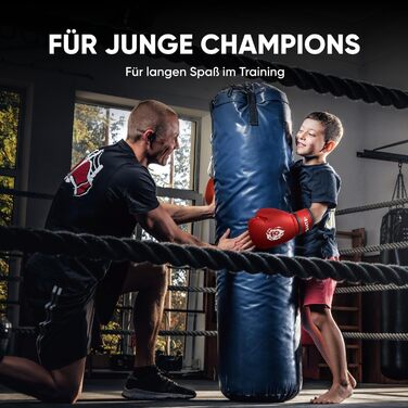 Боксерські рукавички для дітей FIGHTR® 04/06 oz з мішком для перенесення | для боксу, MMA, муай-тай, кікбоксингу та єдиноборств | червоні