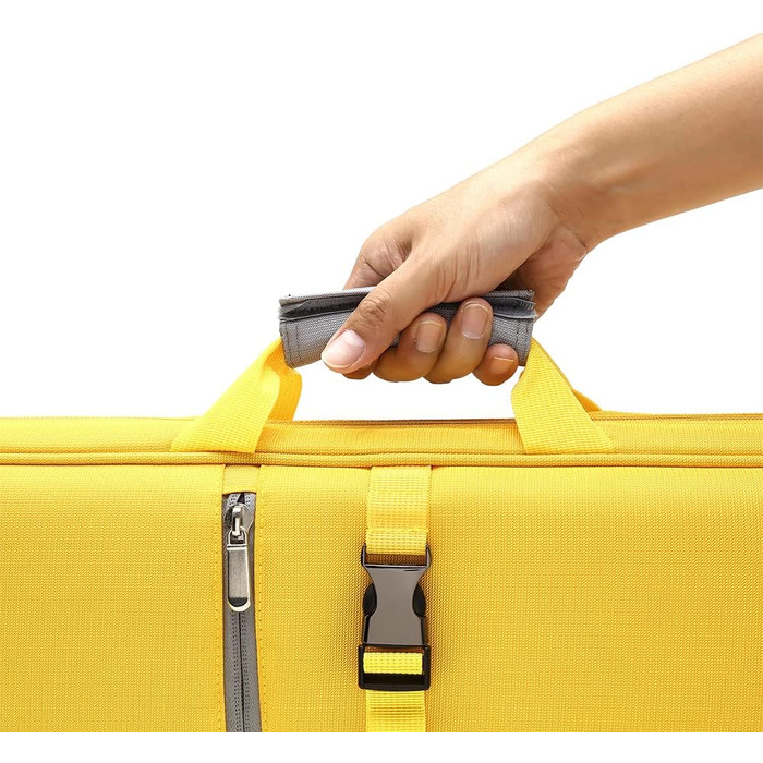 Чохол для кия бiльярду, рюкзак 4x4, жовтий, для 4 київ, чорний