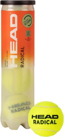 Тенісні м'ячі Head Radical, 3 туби по 4 шт, для гри