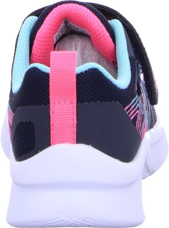 Кросівки Skechers Microspec Bold Delight для дівчаток, 31 EU, темно-сині з рожевою окантовкою