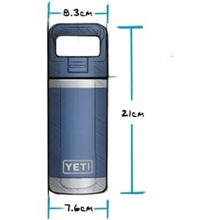 Дитяча термофляга YETI Rambler JR, 355 мл з кришкою-соломкою