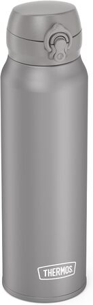 Термос-бутилка Thermos Ultralight 0,5 л, матовий місячний камінь, синя, нержавіюча сталь, ізольована, Safe Flow кришка, 10 годин гаряче / 20 годин холодне, можна мити в посудомийній машині, BPA-free
