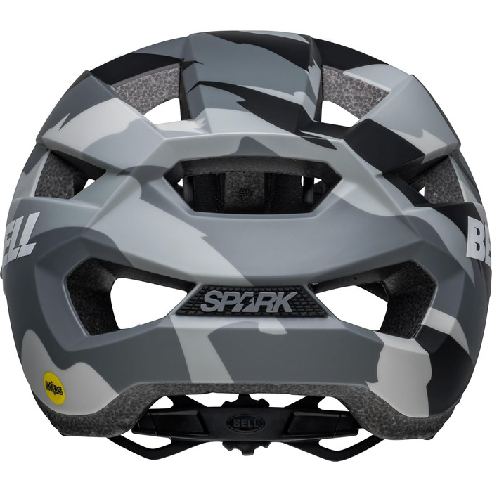 Велошолом Bell Spark 2 MIPS для MTB, матовий сірий-камуфляж, універсальний розмір S/M (50-57 см)