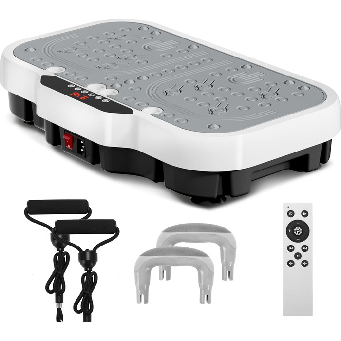 Віброплатформа для дому 2025: тренажер для схуднення та м'язового тонусу, 200 рівнів інтенсивності, 58 см, до 150 кг