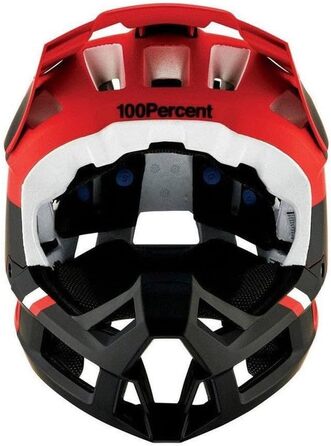 Шолом для ендуро 100% Trajecta MTB, чорний/білий/червоний, XL