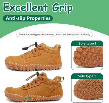 Дитячі зимові шкарпетки-черевики Saguaro, теплі, з підкладкою, для прогулянок, розмір 26-36, коричневі