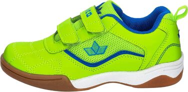 Дитячі спортивні залатно-розстібні кросівки Lico Sloan (34 EU, блакитний, лимонний)