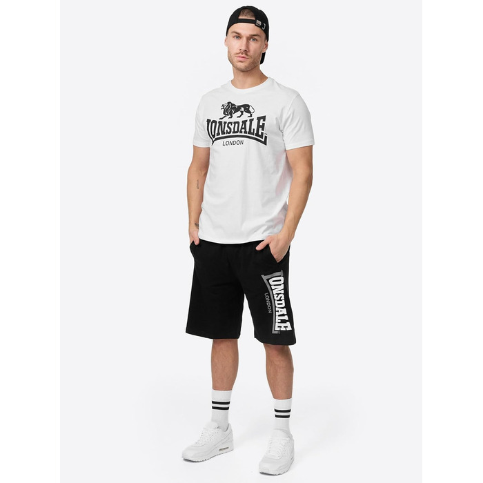Чоловічі спортивні шорти Lonsdale Logo Jam, чорні