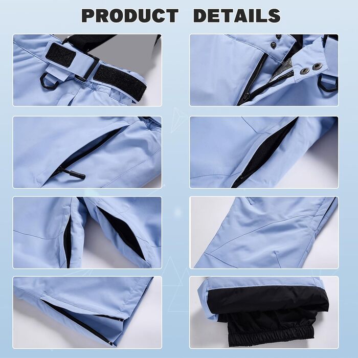 Сніговий костюм HOUZONIY для чоловіків, жовто-чорний, дихаючий, вітронепроникний, з капюшоном, для катання на лижах та сноуборді