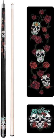 Більярдний кий Pathline Billard-Queuestab: канадський клен, 13 мм наконечник, чорний/молот, 20oz