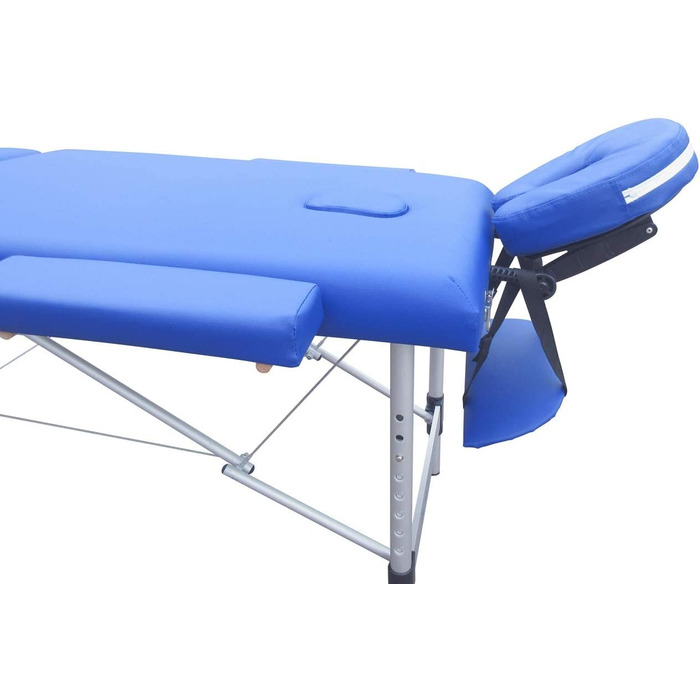Складний масажний стіл Mobiclinic CA-01 Plus 186x60 см, алюміній, екошкіра, з підголівником, 3-секційний, для фізіотерапії, європейський бренд, регульована висота, портативний