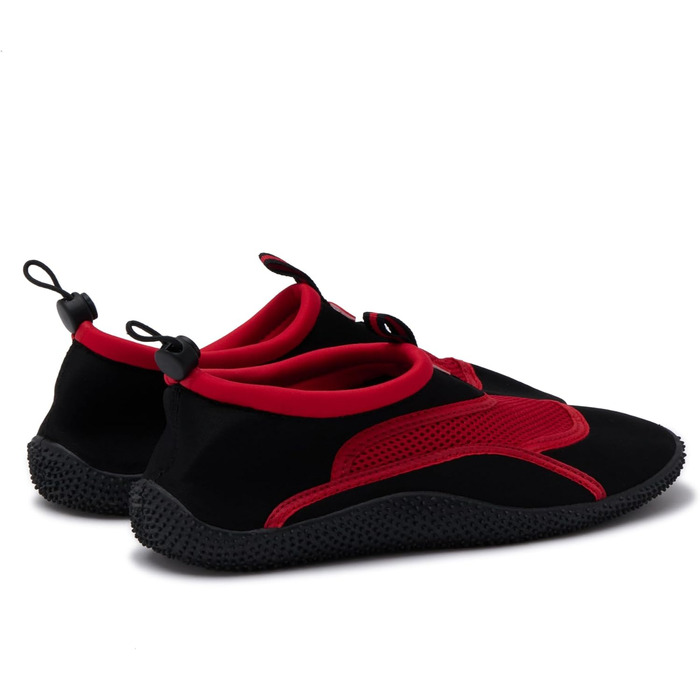 Шкарпетки для плавання JOMIX: унісекс, чорно-червоні, для дорослих та дітей, для басейну та пляжу, швидковисихаючі