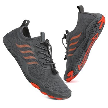 Чоловічі та жіночі аквашузи Hanani для плавання та серфінгу, швидко сохнуть, сірі, 43 EU