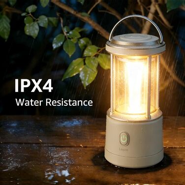 Ліхтар кемпінговий LED Lepro 2000 люмен, акумуляторний, водонепроникний IPX4, з Power Bank, для походу та надзвичайних ситуацій