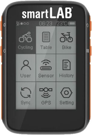 Велокомп’ютер smartLAB bike1 з GPS, ANT+ та Bluetooth, 2,4'' LCD, одометр для велосипеда
