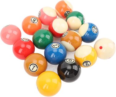 Набір куль для більярду, 16 штук, 5,72 см, кульки для більярдного столу, набір для тренувань