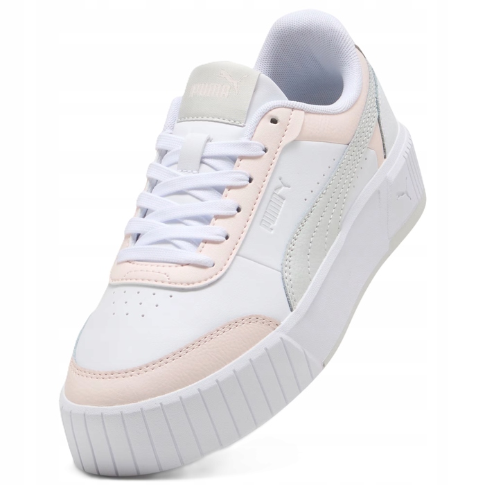 Жіночі шкіряні кросівки на платформі Puma Carina Mia, білі