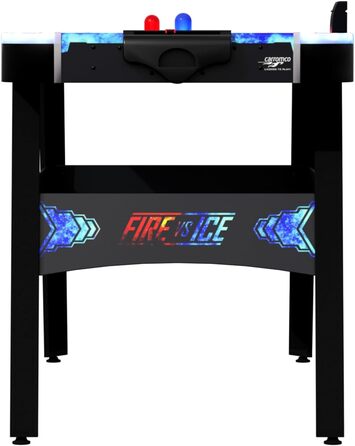 Airhockey Carromco Fire & Ice: Ігровий стіл з LED-підсвічуванням та електронним підрахунком очок