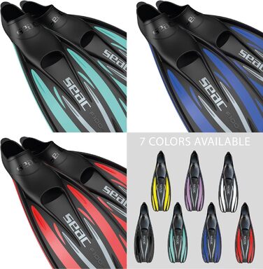 Seac F 100 Pro: Ласти для дайвінгу та снорклінгу, ультралегкі, закриті, 40/41, чорні