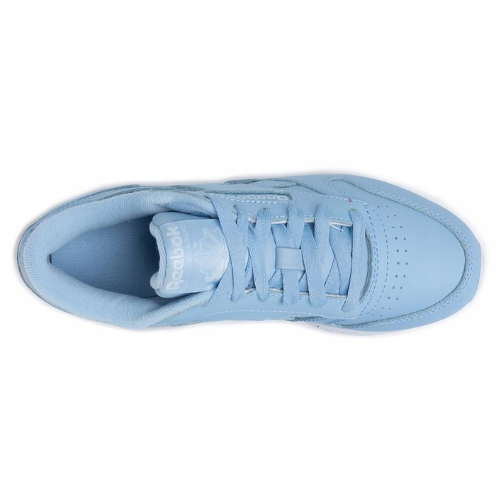 Жіночі шкіряні кросівки Reebok Classic Leather CL LTHR, сині, розмір 35,5
