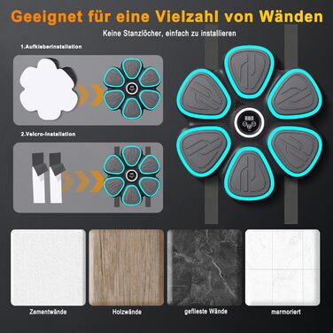 Електронна боксерська машина для дому та фітнес-залу: інтелектуальний тренажер з музикою та рукавичками