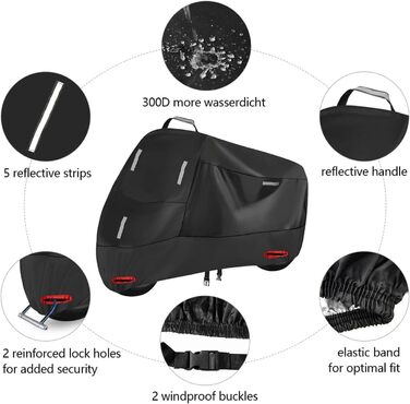 Водонепроникний чохол на мотоцикл для Piaggio Vespa GTS GTV 250 300, захисна зовнішня покривалка від пилу та дощу