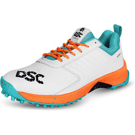 Кросівки DSC Jaffa 22 - білі/помаранчеві для хлопчиків та чоловіків | Легкі, з тисненням | Розміри 6 UK, 7 US, 41 EU