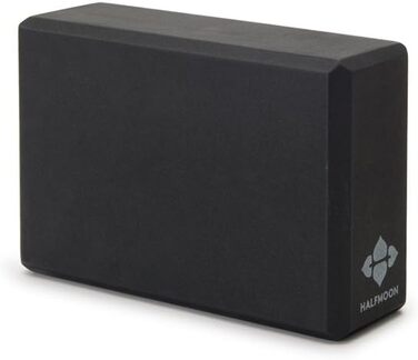 Блок для йоги Halfmoon Schaumstoff 23x15x8 см, вугільний