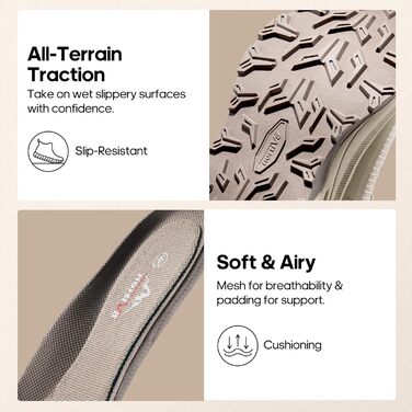 Черевики для хайкінгу NORTIV 8 для жінок, легкі, водонепроникні, для активного відпочинку, розмір 40 EU, кольор Khaki