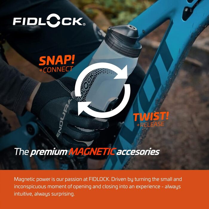 Пляшка для води Fidlock Twist 800 мл, прозора, для дорослих, унісекс