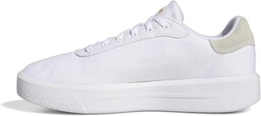 Жіночі кросівки adidas Court Platform CLN (38 2/3 EU, білий, золотий, чорний)
