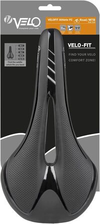 Сідло для велосипеда Velo Newport Gemini, чорне