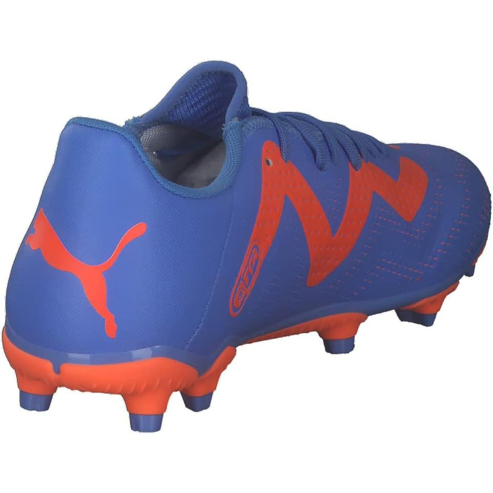 Жіночі футбольні бутси PUMA Future Play FG/AG 37 EU, Blue Glimmer/Puma White/Ultra Orange